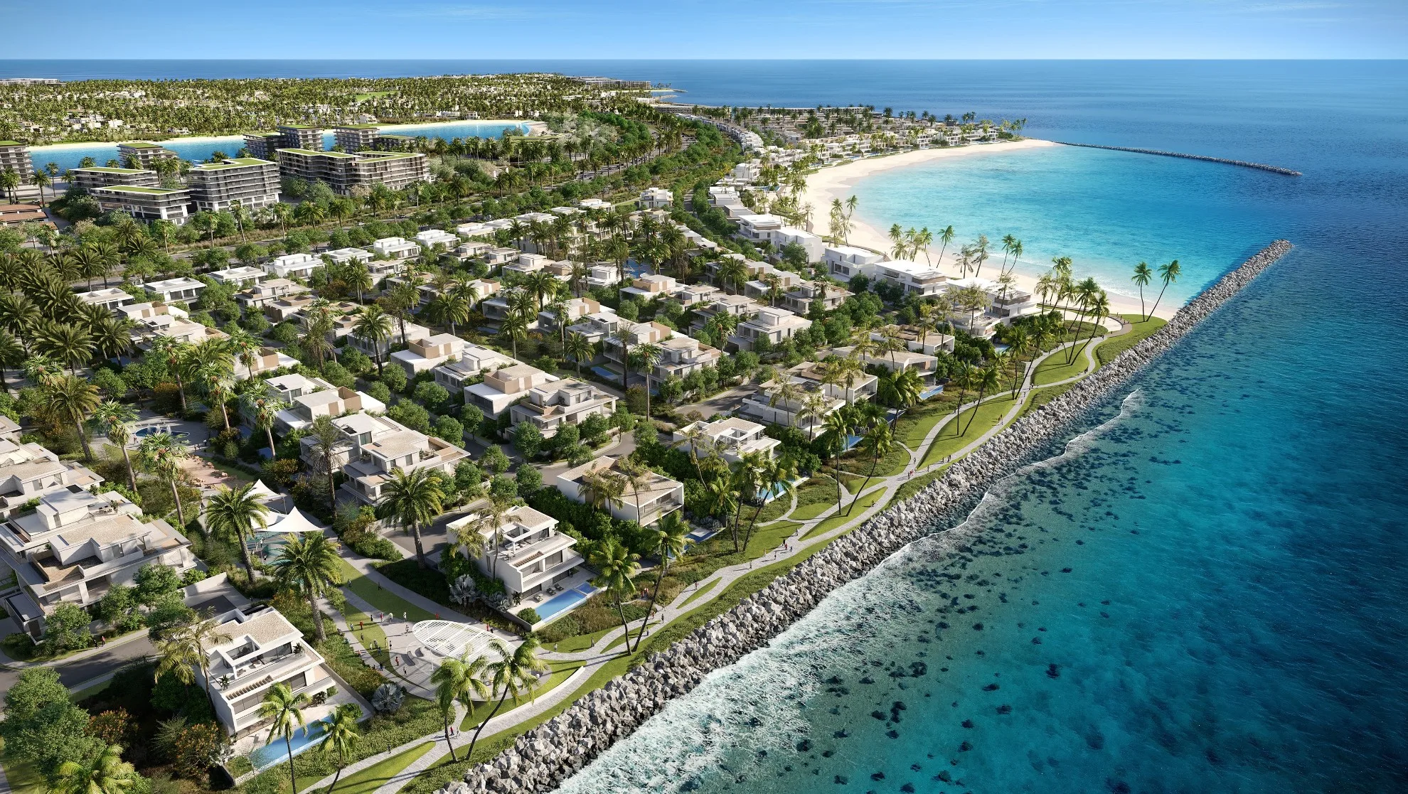 Lunaya's water-led community landscape