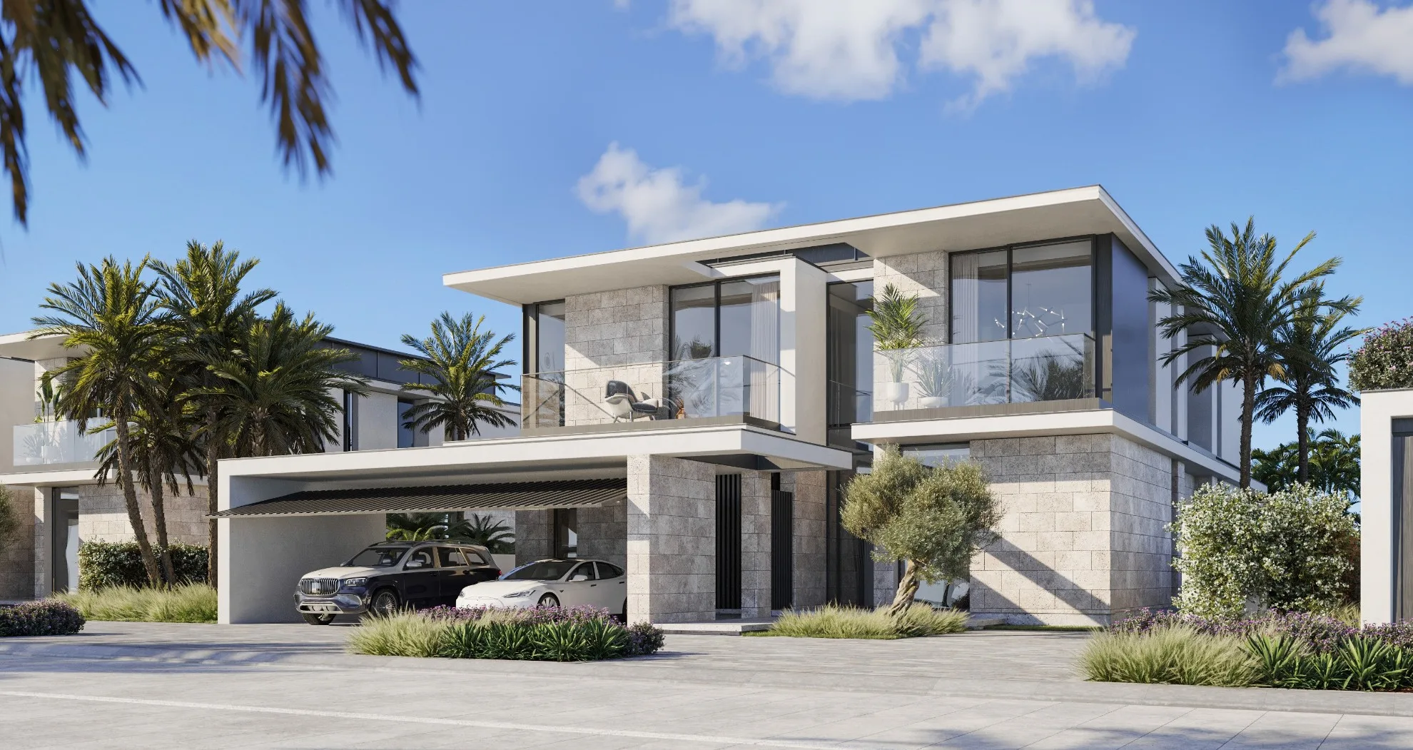 Lunaya Terraces with layered balconies and integrated planting